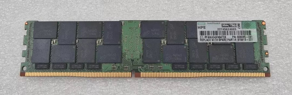 Micron MTA72ASS8G72LZ-2G3A1PI 64GB 4DRX4 DDR4 PC4-2400T Server Memory RAM *HPE*