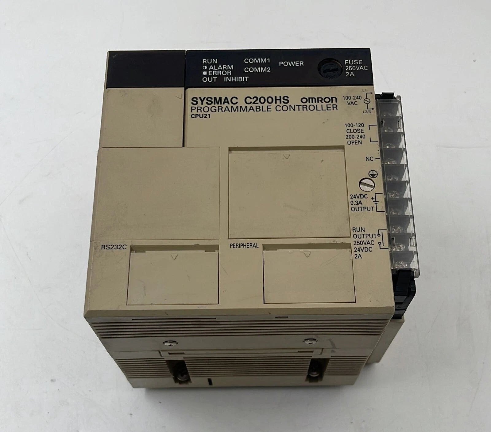 OMRON Sysmac C200HS Programmable Controller C200HS-CPU21-EC