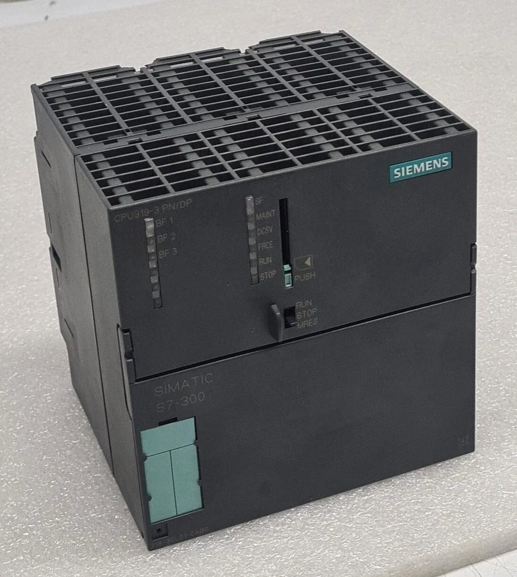 Siemens SIMATIC S7-300 CPU 6ES7 318-3EL01-0AB0 FS8 CPU319-3 PN/DP Unit