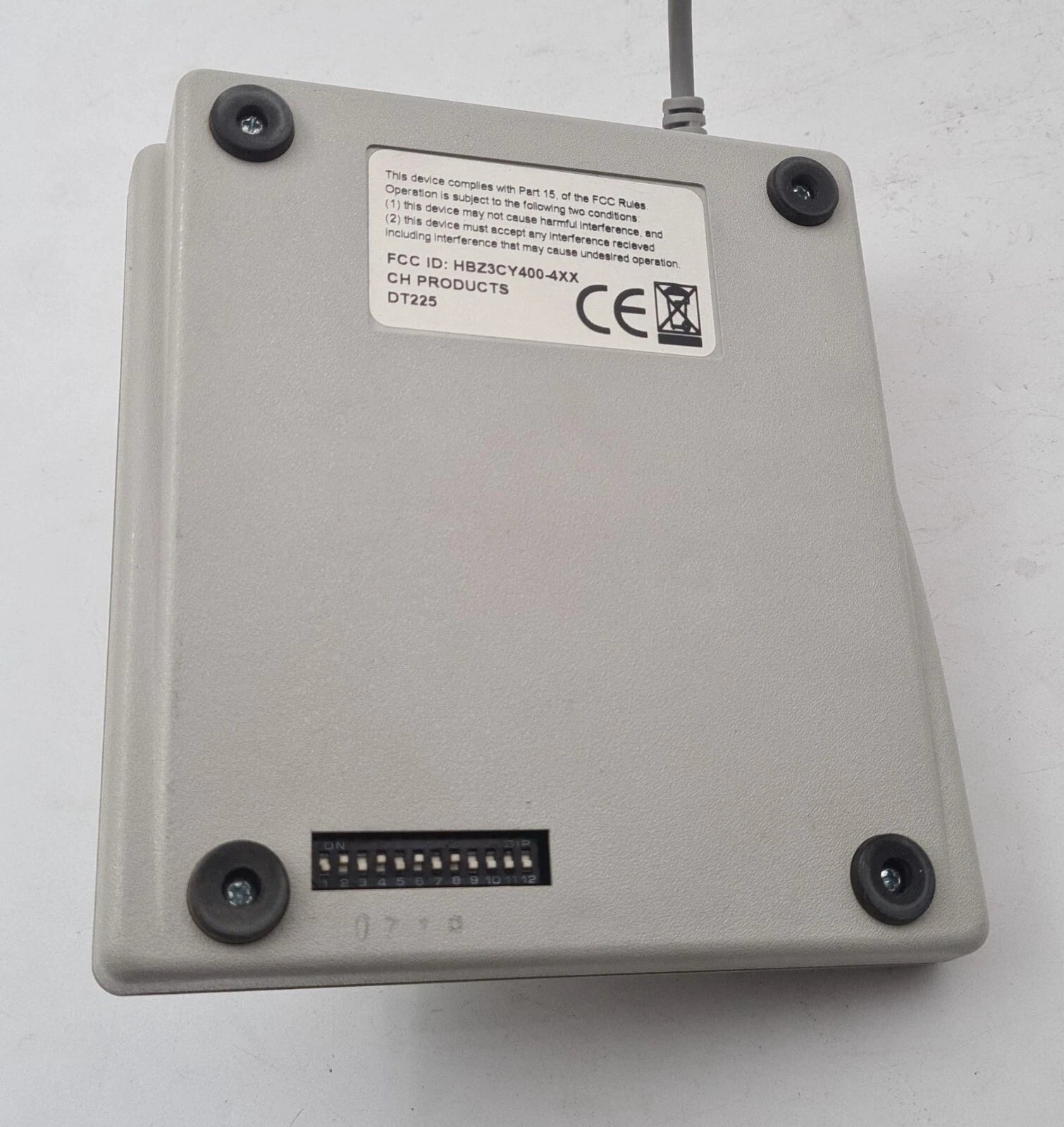 HOLOGIC CH PRODUCTS DT225 HBZ3CY400-4XX 4-Button + Trackball Pro Mouse JoyStick