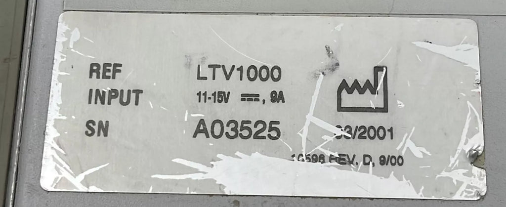 Pulmonetic Systems LTV 1000 **FOR PARTS**