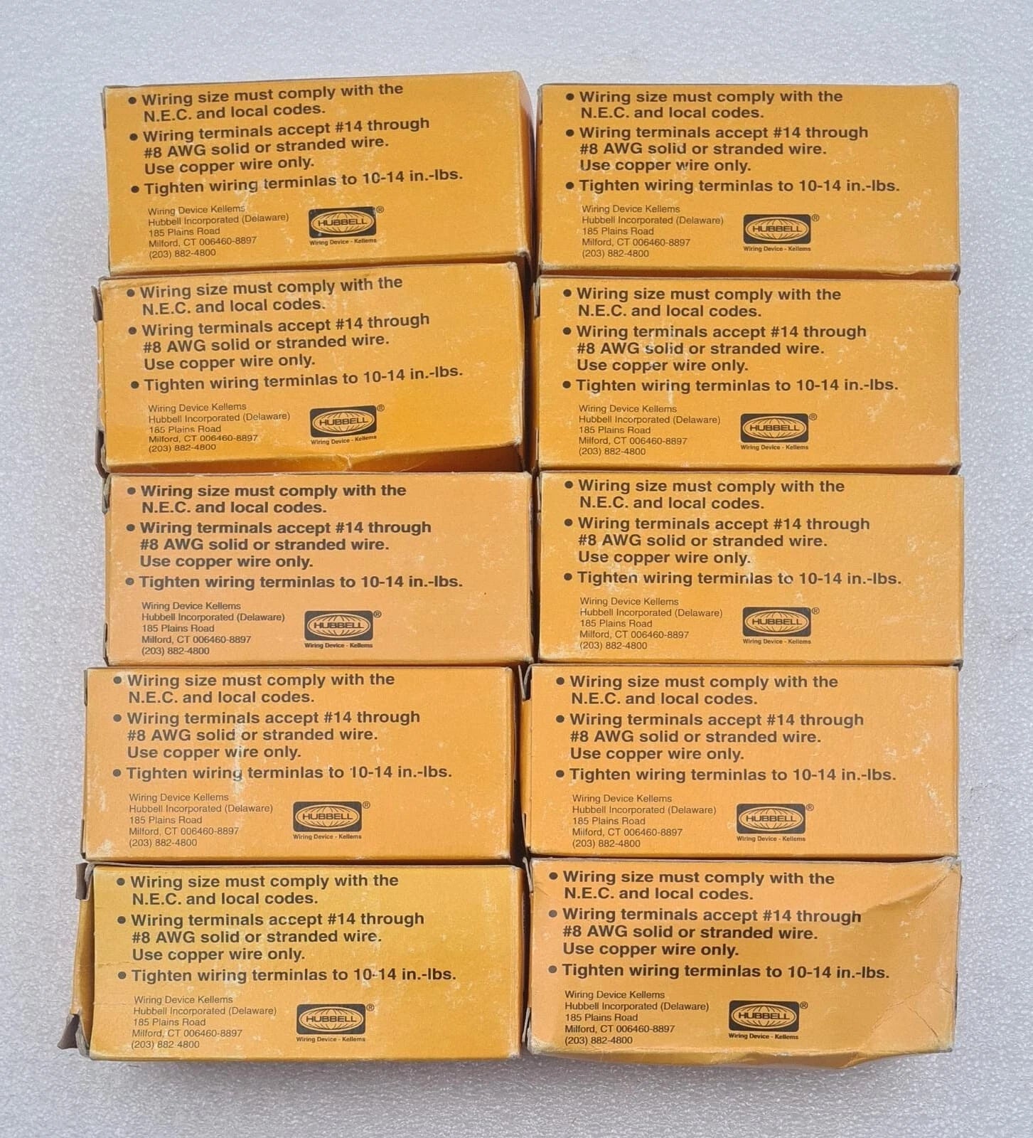[LOT 10] NEW - HUBBELL HBL2510 20A 120/208V 4-Pole 5-Wire TWIST-LOCK RECEPTACLE