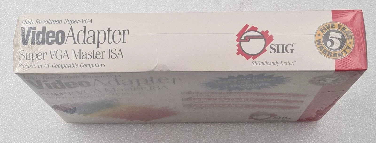 NEW SEALED - SIIG VD1717 Video Adapter Super VGA Master ISA Slot AT Compatible
