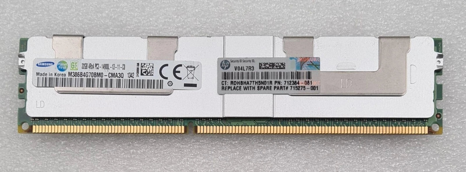 [LOT 10] 32GB 4Rx4 PC3-14900L M386B4G70BM0-CMA3Q DDR3 ECC LR LRDIMM Memory RAM