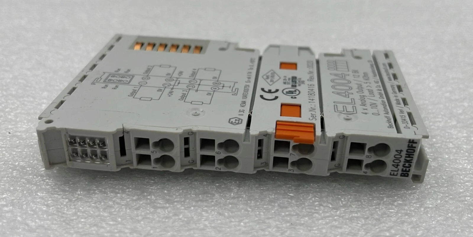 BECKHOFF EL4004 EtherCAT Terminal 4ch analog output