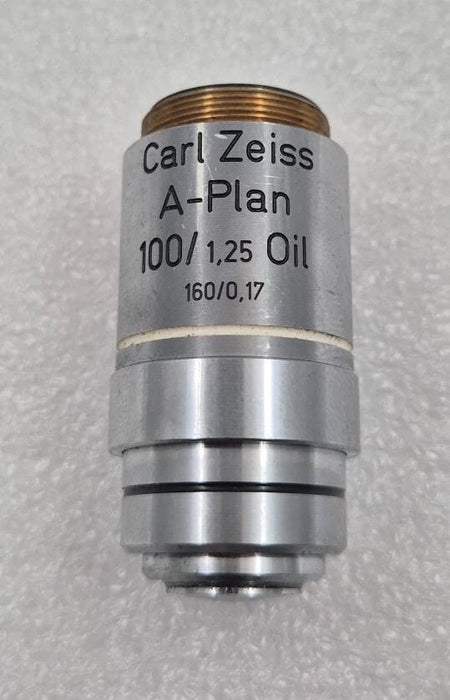 Carl Zeiss 461917 microscope objective side engraving view