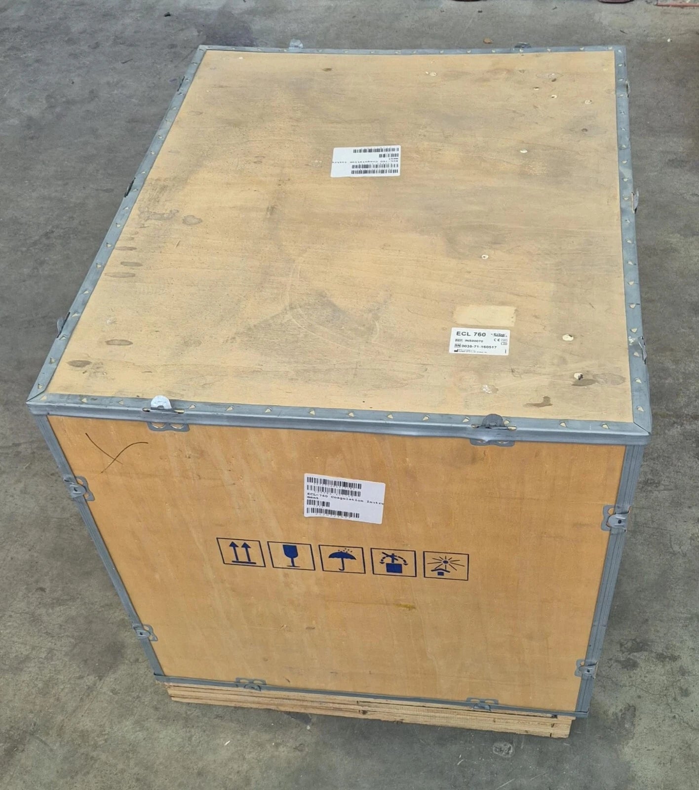 ERBA Mannheim ECL 760 INS00070 Fully Automated Haemostasis Analyzer Coagulation