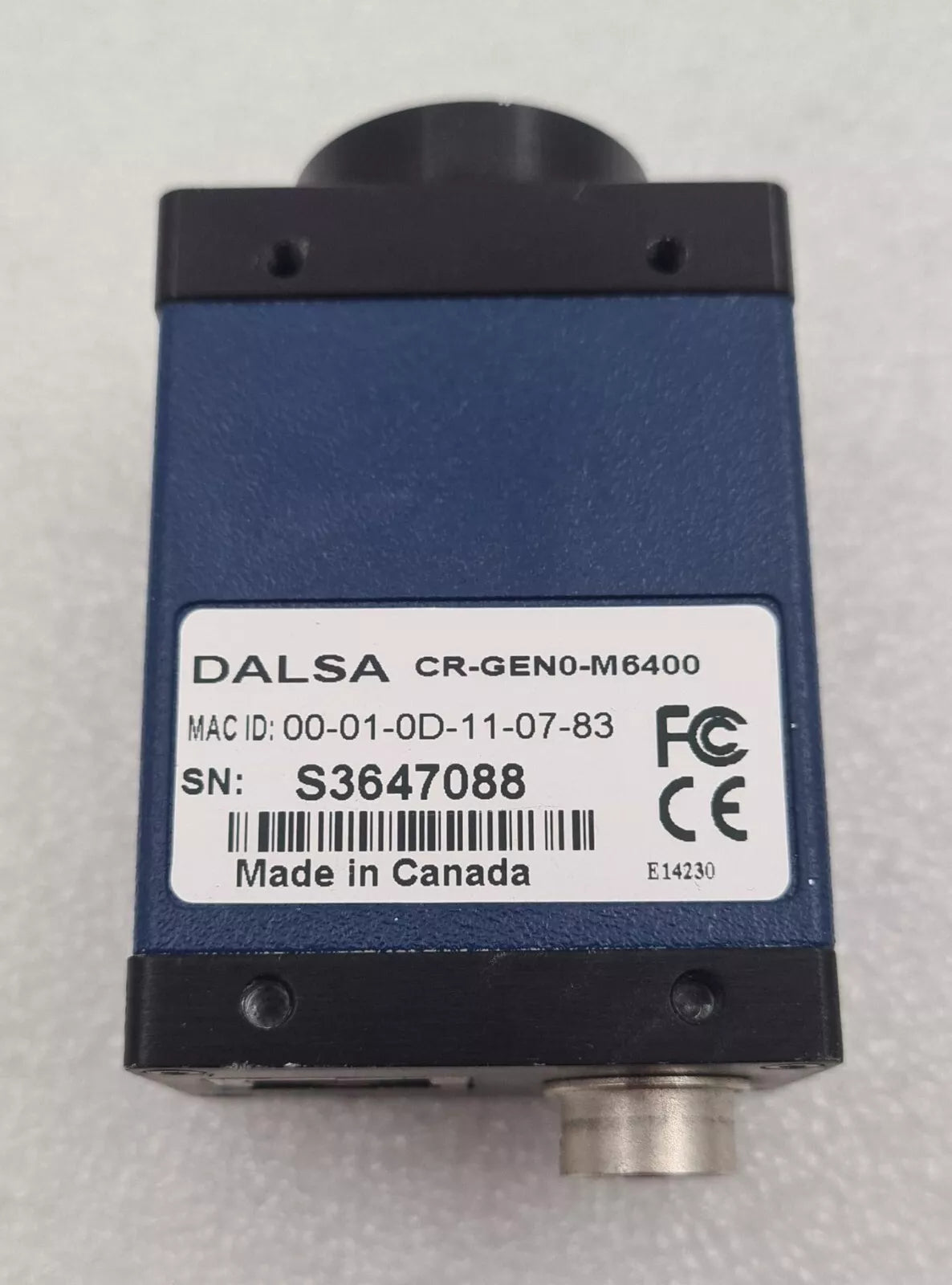 DALSA Genie CR-GEN0-M6400 Industrial Camera CCD