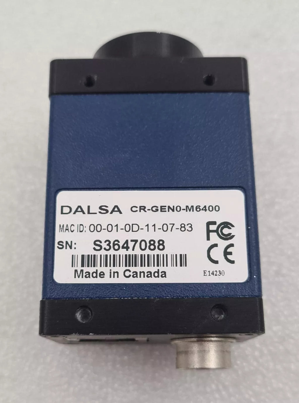 DALSA Genie CR-GEN0-M6400 Industrial Camera CCD