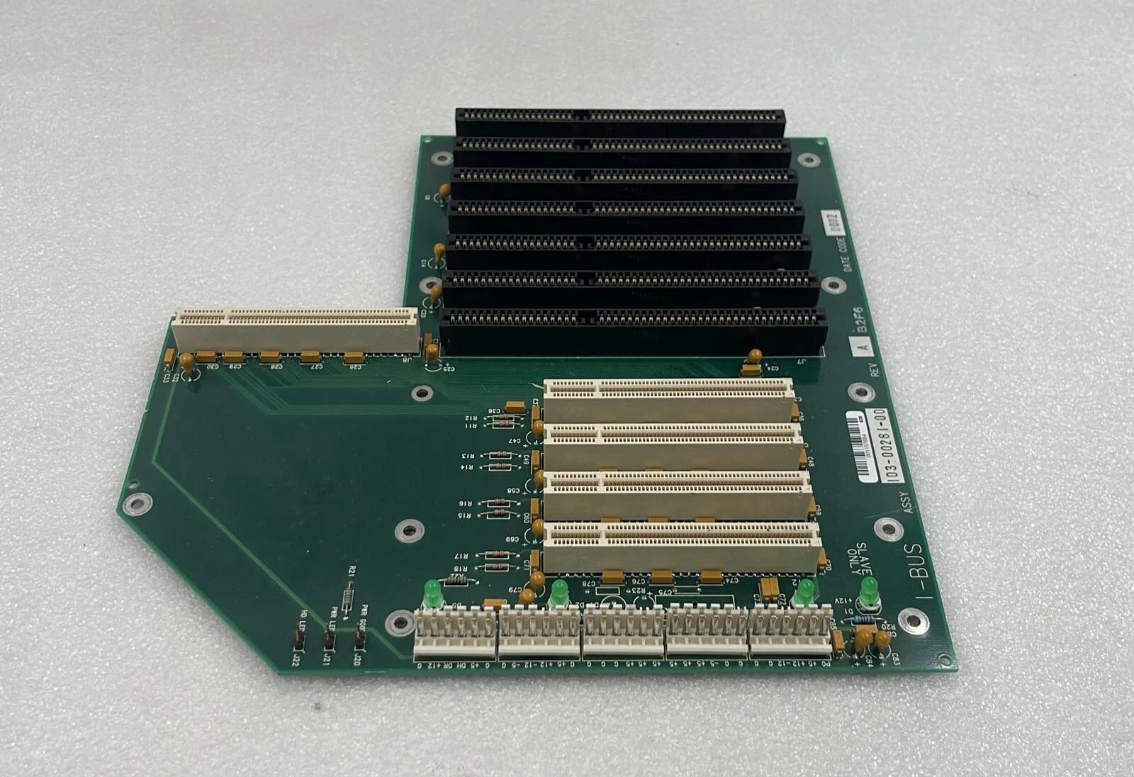 I-BUS SBC PCI-ISA PICMG 1.0 SINGLE BOARD COMPUTER BACKPLANE 103-00281-00