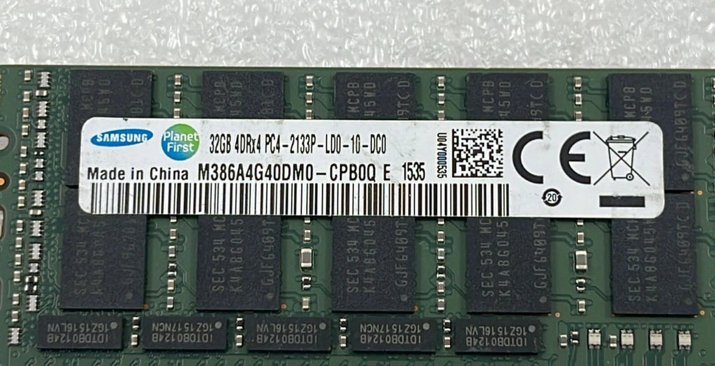 [LOT 8] SAMSUNG 32GB 4DRx4 PC4-2133P M386A4G40DM0-CPB0Q DDR4 Server Memory RAM