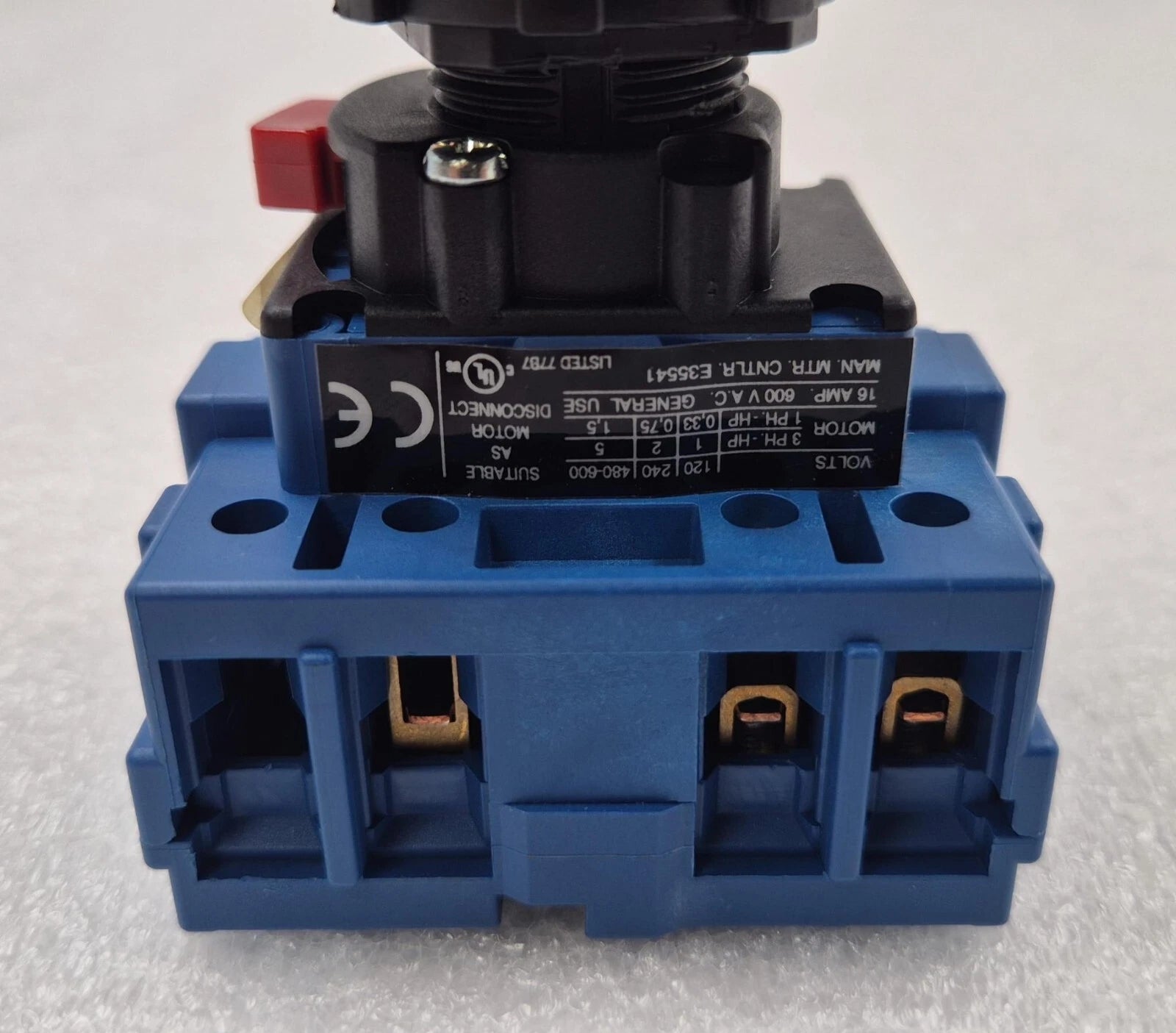 KRAUS & NAIMER KH16 DISCONNECT POWER CONTROL SWITCH ON-OFF
