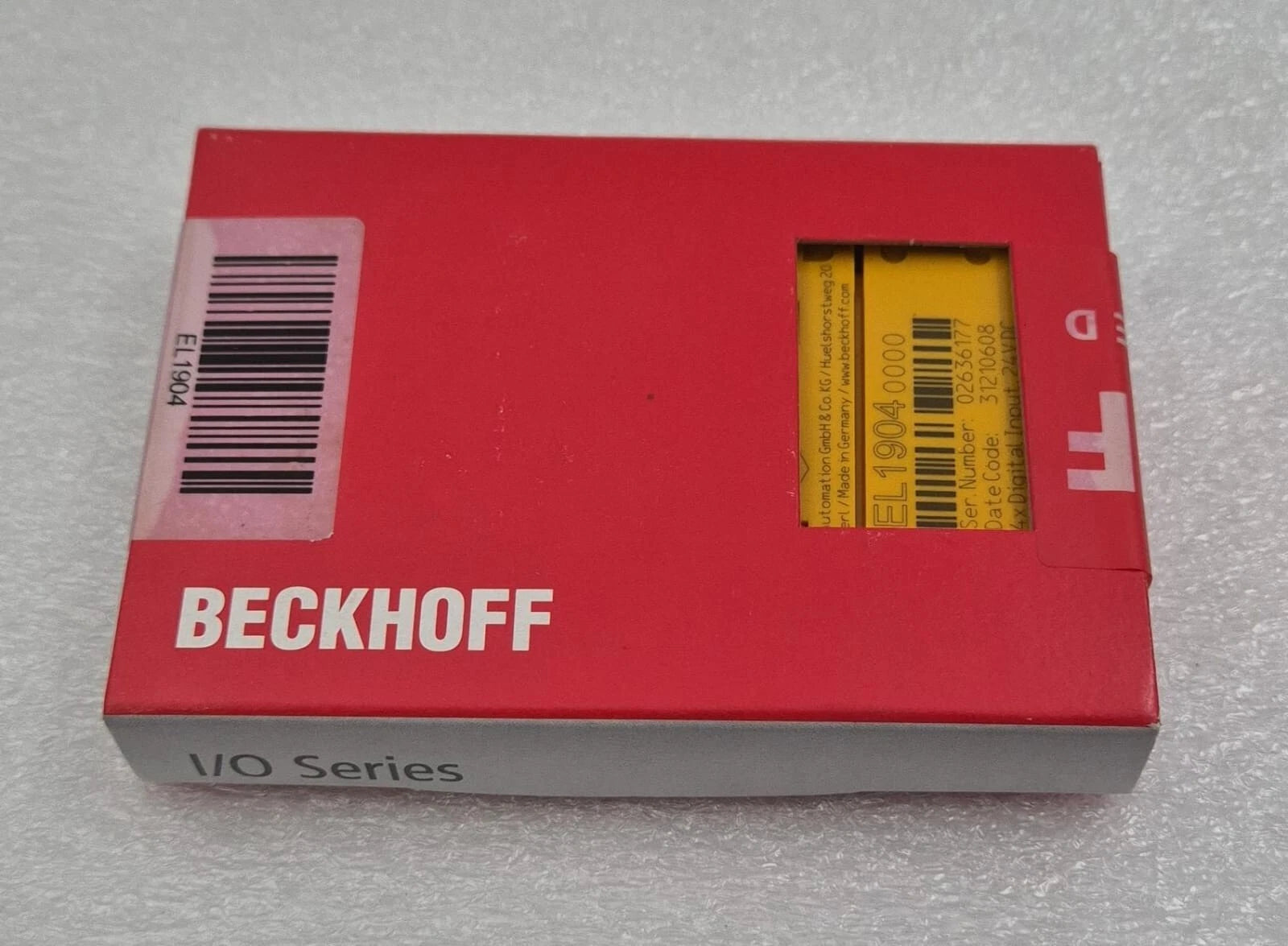 NEW SEALED - BECKHOFF EL1904 EtherCAT Terminal 4-Channel Digital Input Module