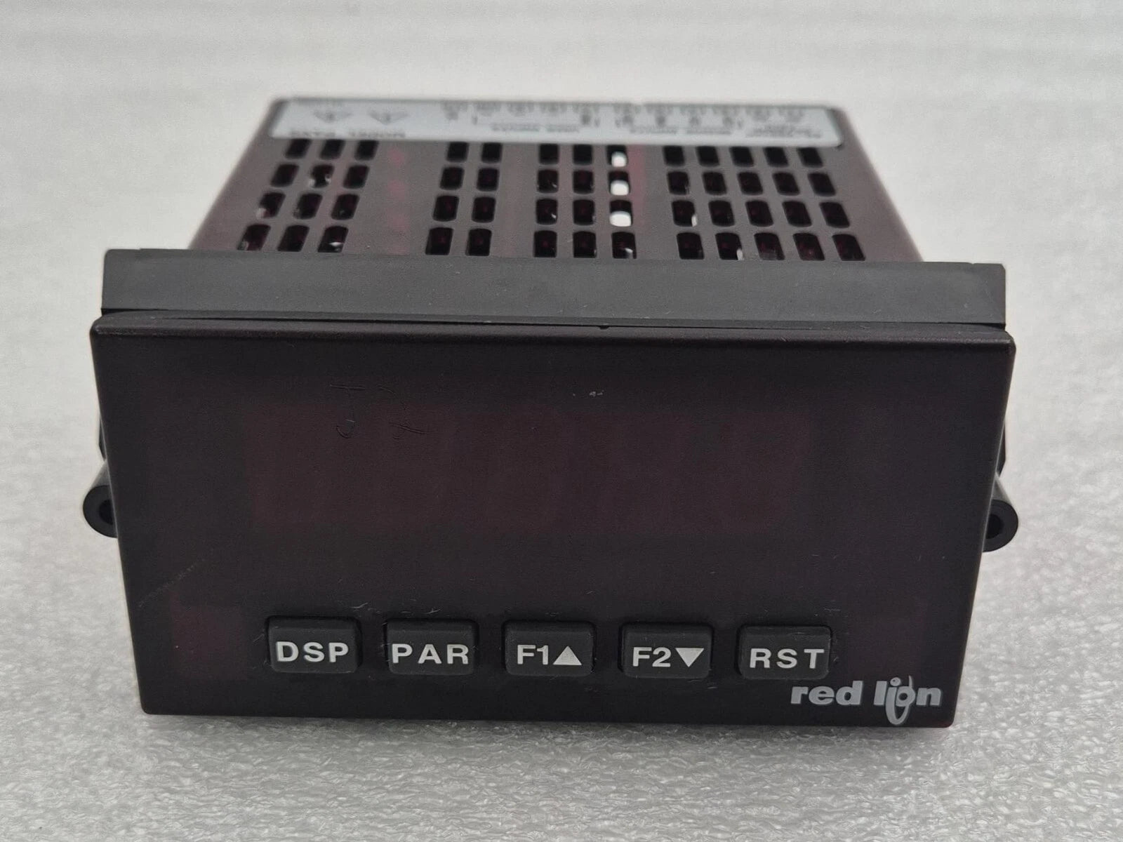 Red Lion PAXS0000 digital panel meter with PAXCDL10 load cell input