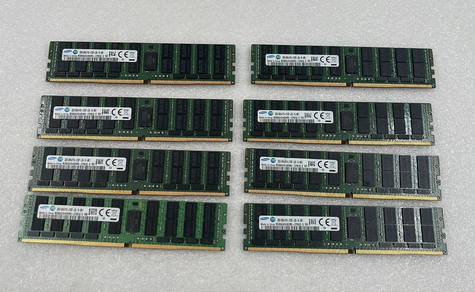 [LOT 8] SAMSUNG 32GB 4DRx4 PC4-2133P M386A4G40DM0-CPB2Q DDR4 Server Memory RAM