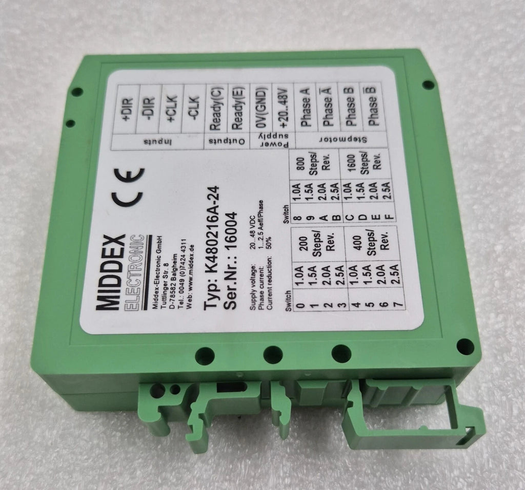 MIDDEX K480216A-24 Stepper Motor Driver Control Speed 20-48VDC