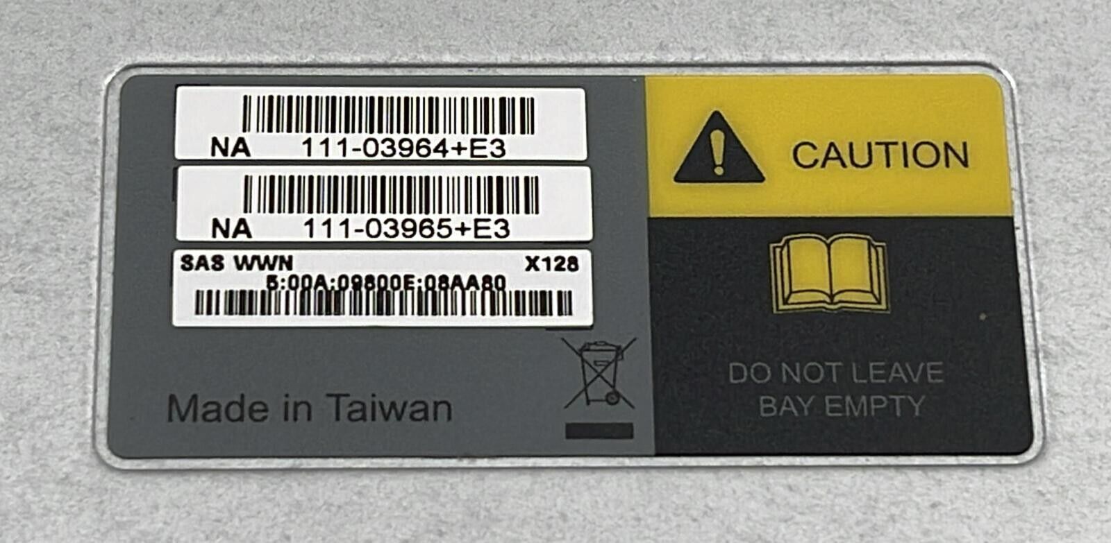 NetApp 111-03964+E3 111-03965+E3 SAS WWN Storage Controller Module