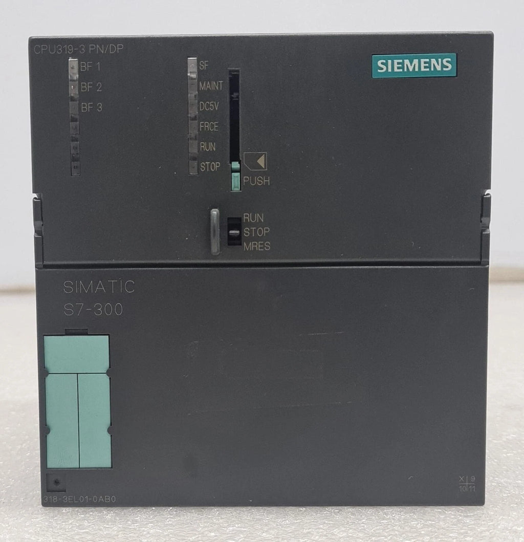 Siemens SIMATIC S7-300 CPU 6ES7 318-3EL01-0AB0 FS8 CPU319-3 PN/DP Unit