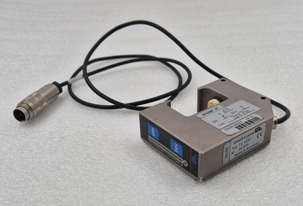 Erhardt Leimer FX 4531 compact ultrasonic edge sensor for web guiding