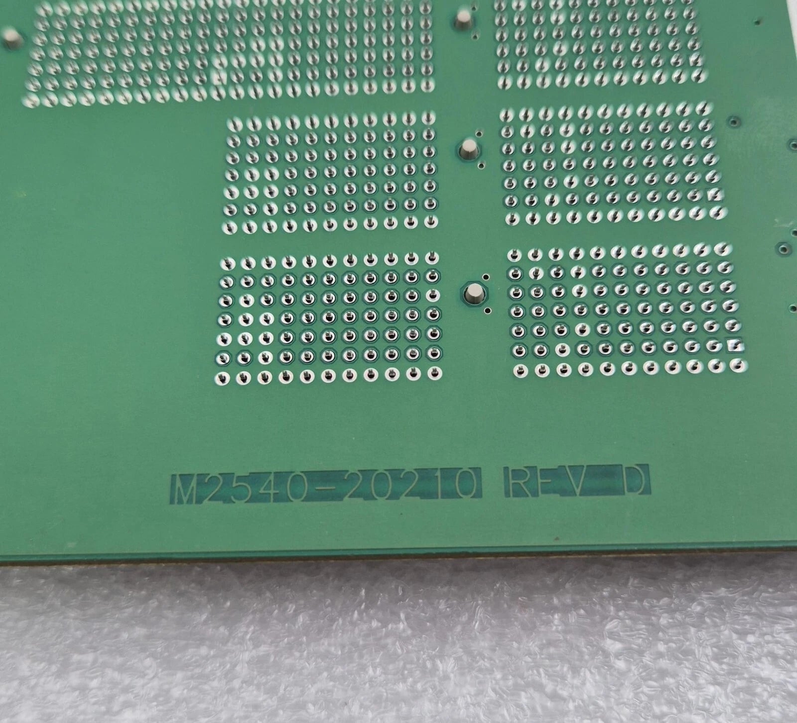 Philips PCB rear solder pad layout close-up