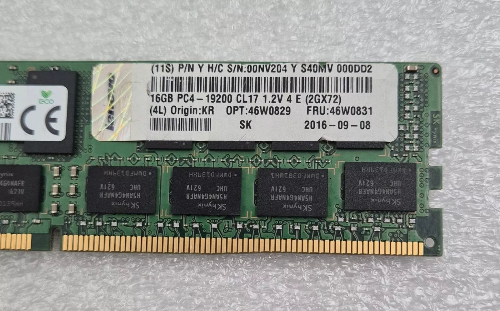 [LOT 4] SK hynix HMA42GR7AFR4N-UH 16GB 2Rx4 PC4-2400T ECC REG SERVER Memory RAM