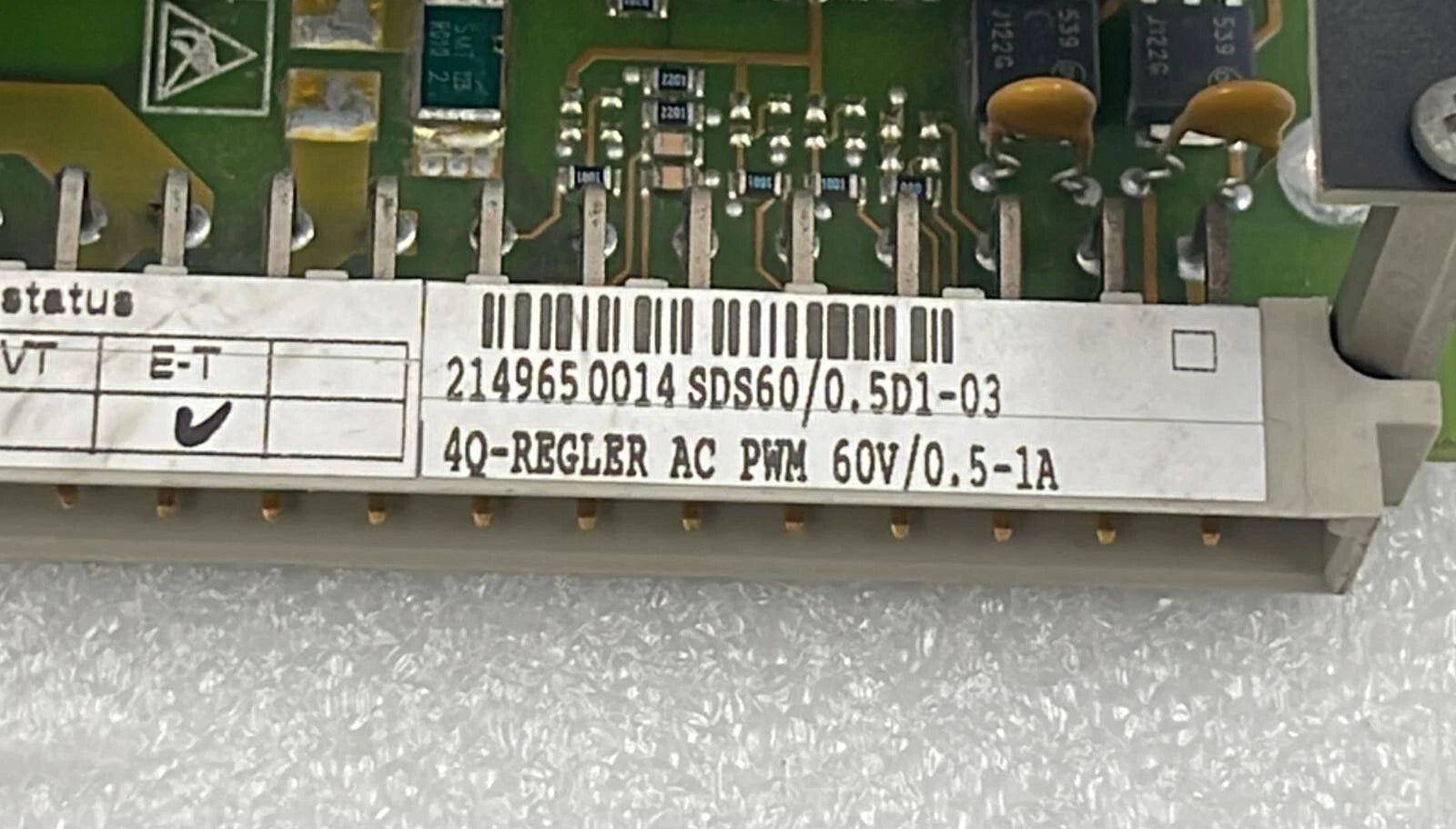 Siemens 00353447-03 4Q-Regler AC PWM SDS60/0.5D1-03 Servo Amplifier 60V 0.5-1A