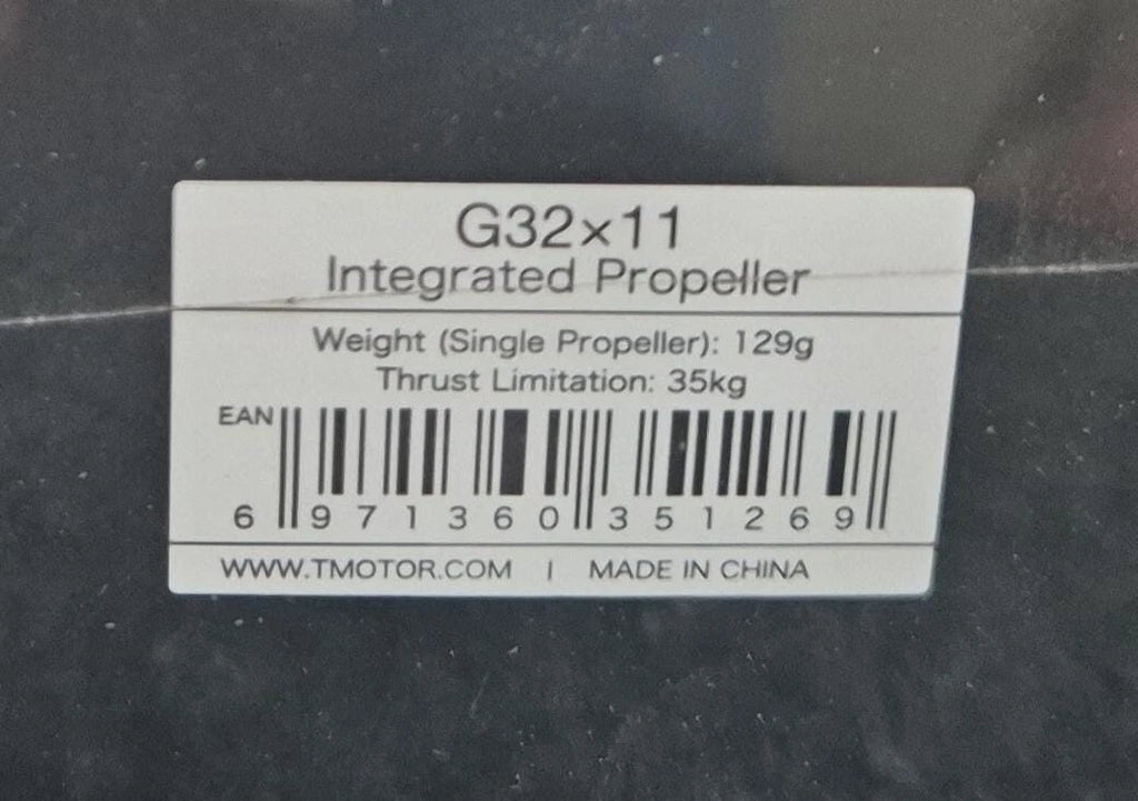 T-MOTOR CF Prop Carbon Fiber Integrated Propeller G32x11 32