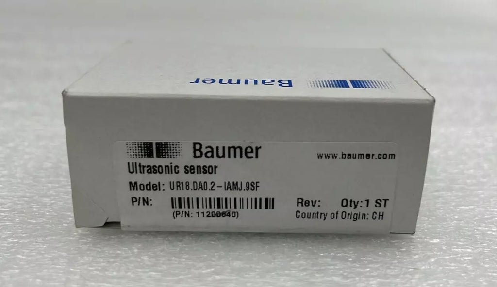 NEW SEALED - Baumer UR18.DA0.2-IAMJ.9SF Ultrasonic Sensor 11200640