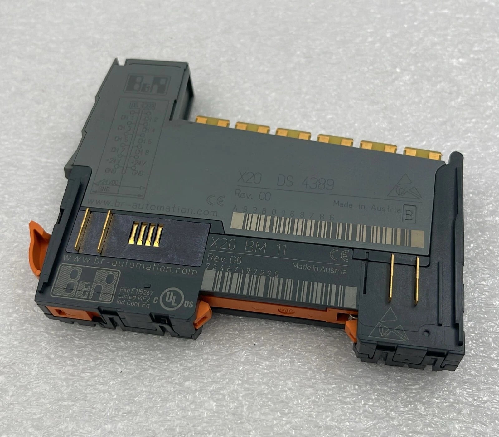 B&R Automation X20 DS 4389 Digital Control Module W/ X20 BM 11