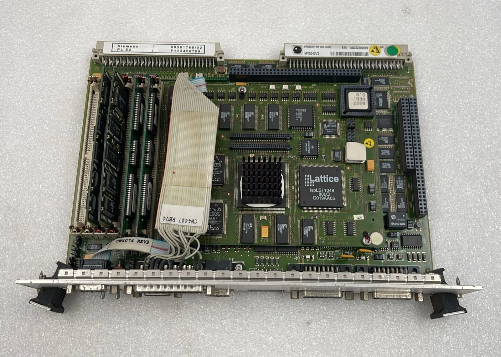 Siemens 00351768-02 MVS340V2 Control Module Power Board