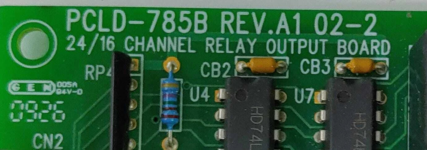 Advantech PCLD785 REV.A1 02-2 24/16 CHANNEL RELAY OUTPUT BOARD