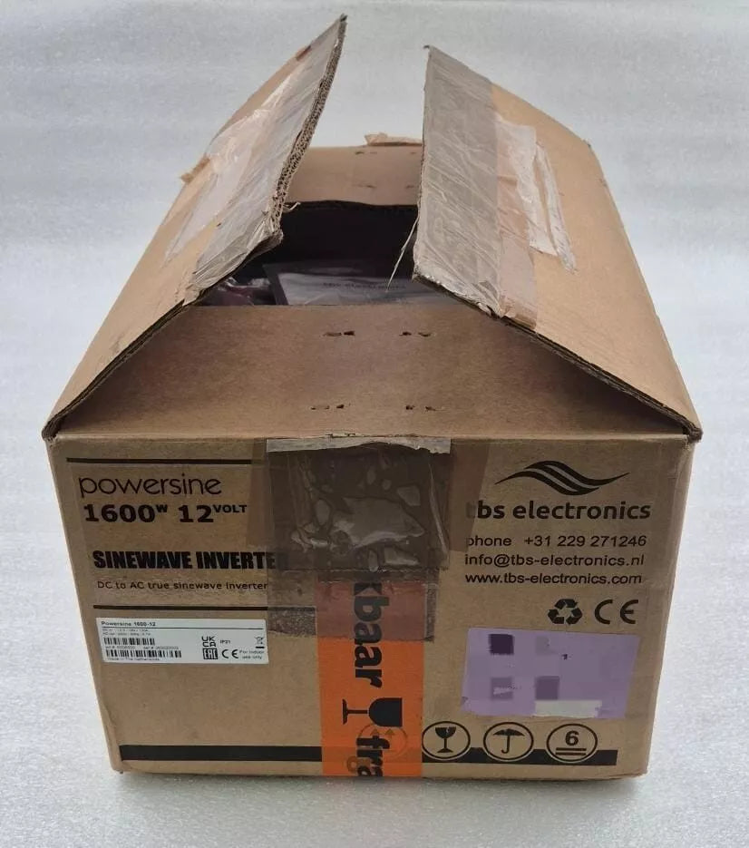TBS Powersine 1600-12 1600W 12V to 230V true sinewave inverter