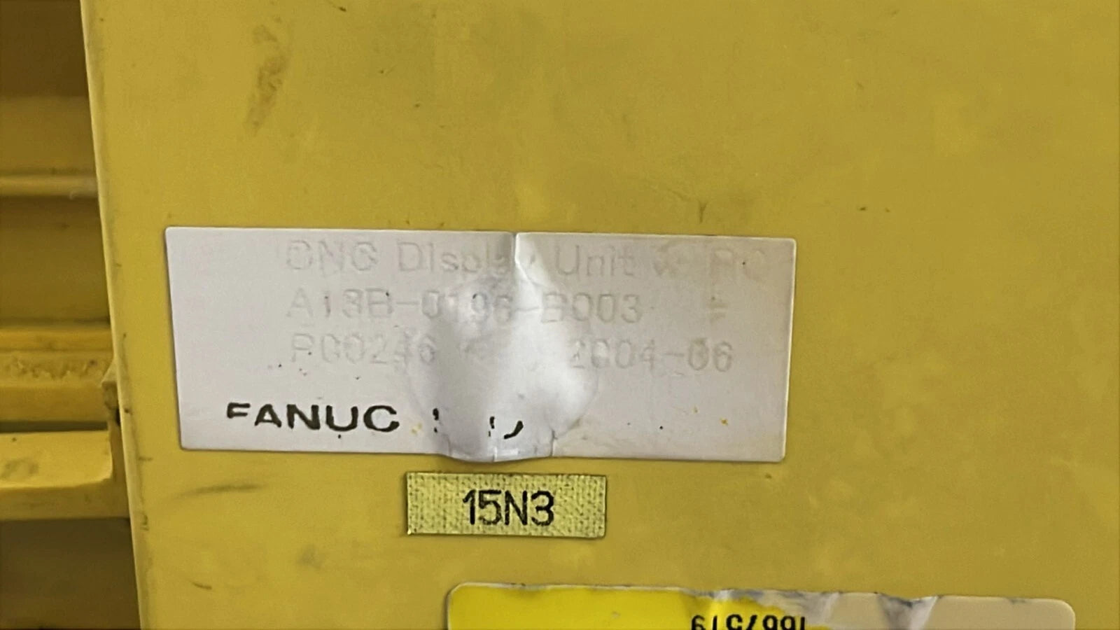 GE Fanuc 160i-MB Display Unit A13B-0196-B003 CNC Operator Panel Screen **AS IS