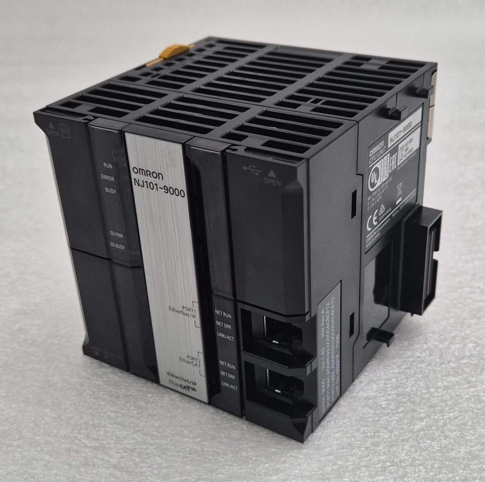 Omron NJ101-9000 PLC CPU unit Ethernet IP EtherCAT