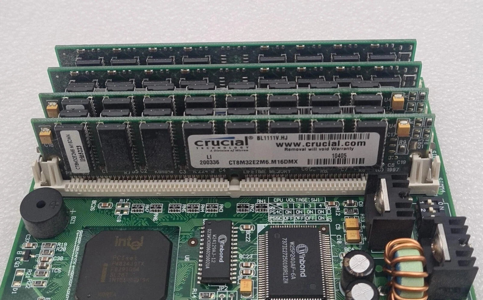 Intel Motherboard CI5TTV-1.00 00-882239-03 CPU Card W/ 4* Memory