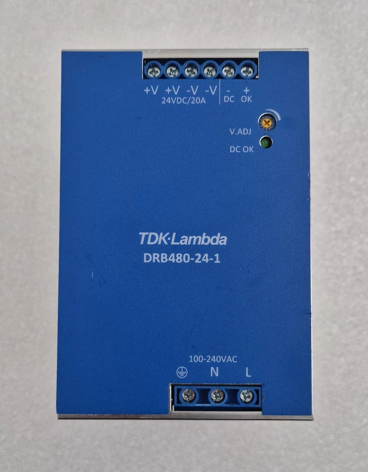 TDK-Lambda DRB480-24-1 Power Supply 24-26.4V 20-18.2A 480W 100-240VAC