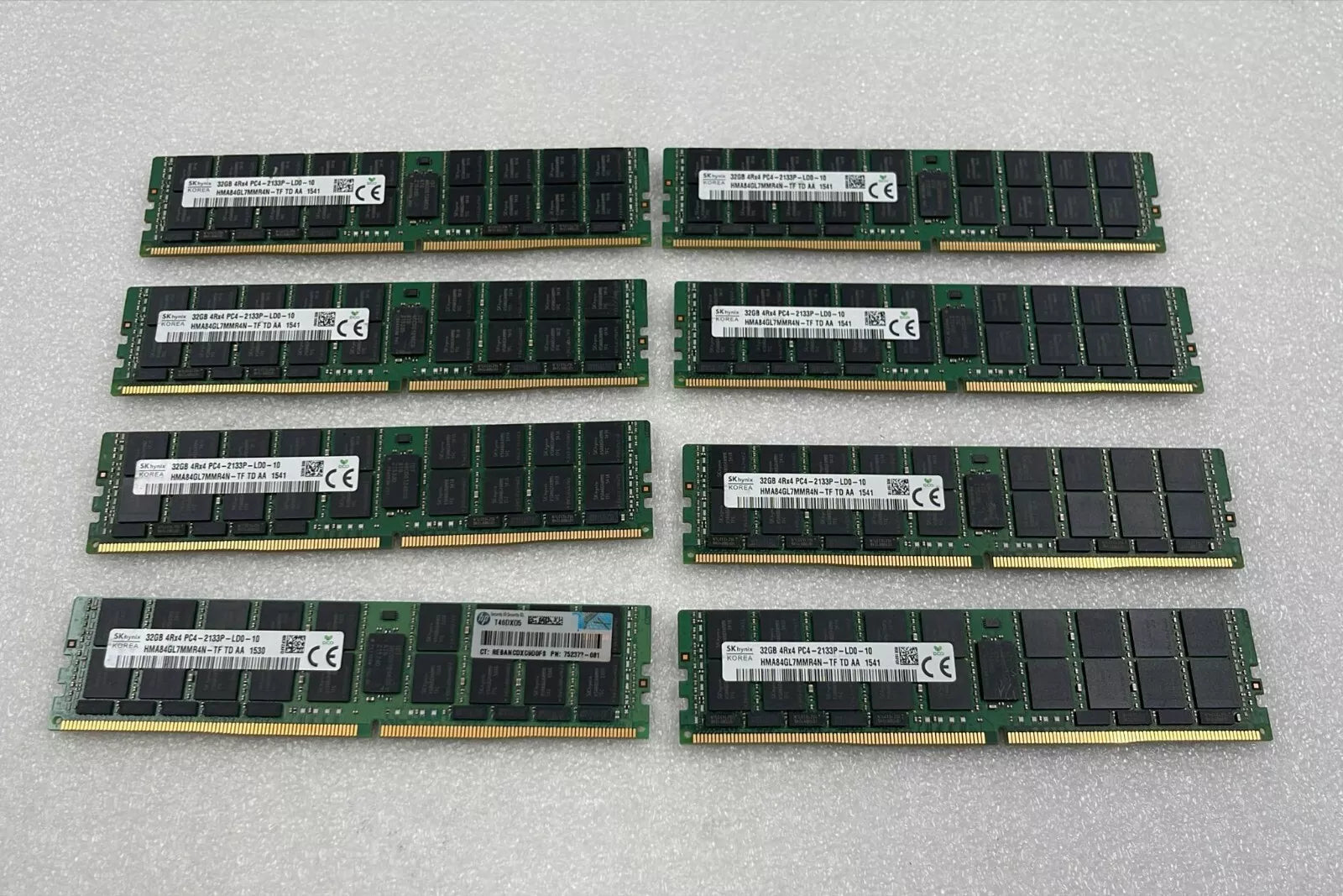[LOT 8 PCS] SK Hynix 32GB 4Rx4 PC4-2133P HMA84GL7MMR4N-TF RAM HP 752372-081