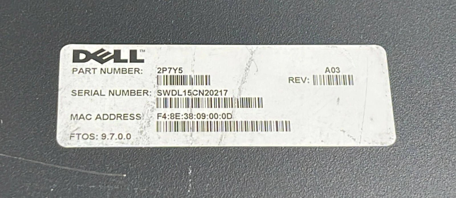 Dell Force10 S4820T 48-Port 10GbE Network Managed Ethernet Switch 02P7Y5