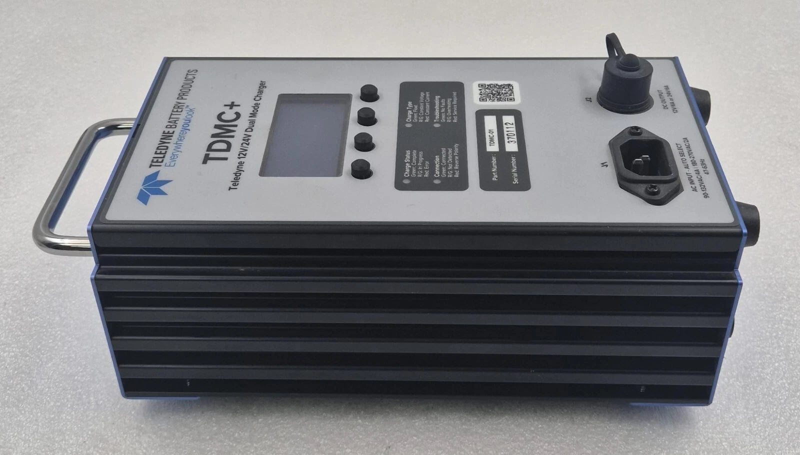 TELEDYNE TDMC+ 12V/24V Dual Mode Charger TDMC-01 for Aircraft Battery **AS-IS**