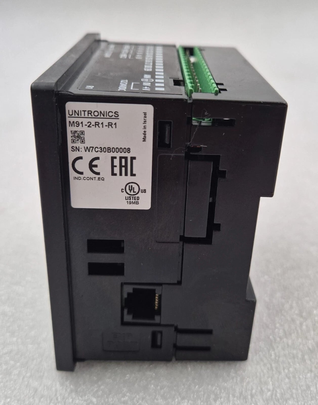 UNITRONICS M-90 OPLC Operator Panel & PLC M-91-2-R1-R1 Module