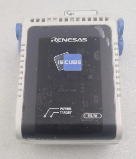 Renesas IECUBE RL78 QB-RL78I1A in-circuit emulator with power adapter for RL78 MCUs