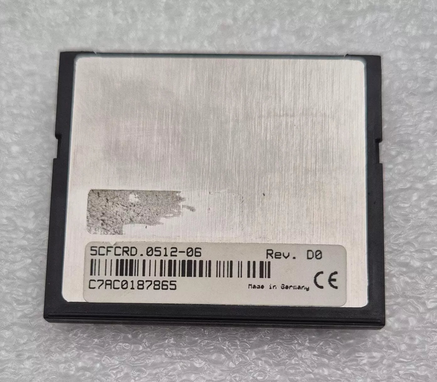 B&R 5CFCRD.0512-06 Rev. D0 Industrial Compact Flash Card 512MB SSD-C512M-02-0101