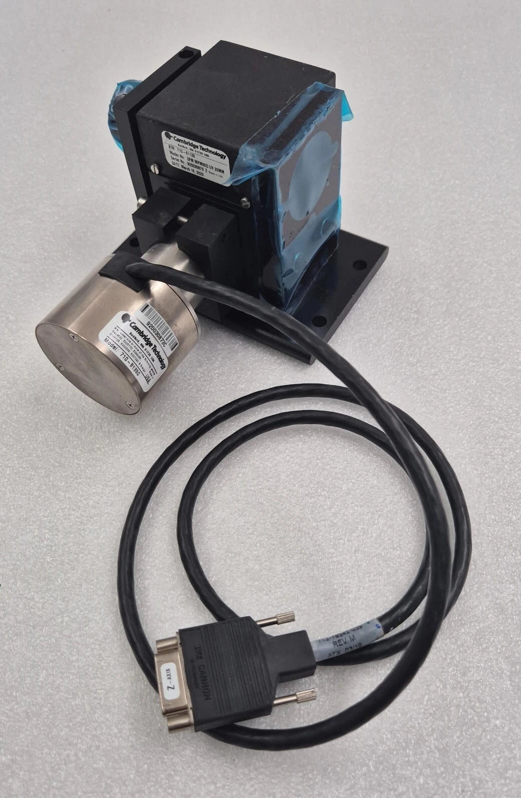 NEW- Cambridge DFM MPM30D UV 20MM 710-81125 W/ 710-81350 Laser Scan Head ASSY