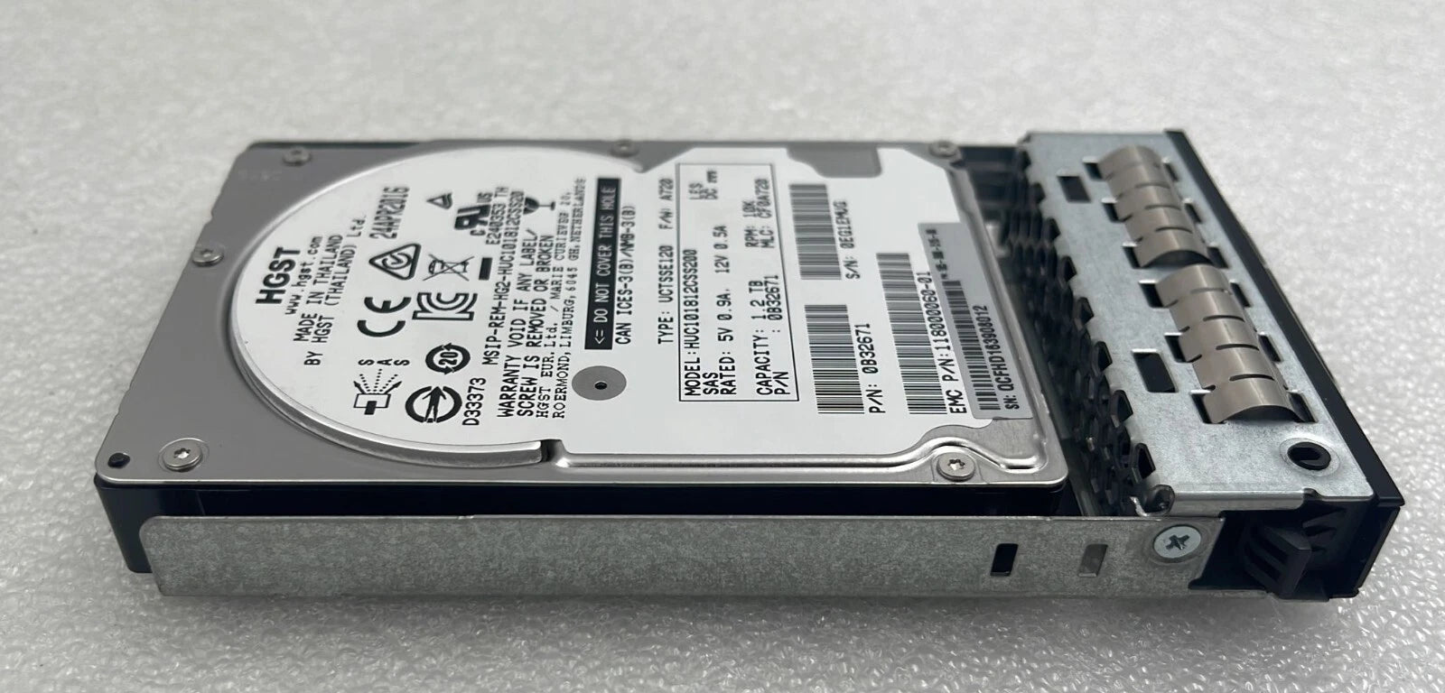 [LOT OF 4] HGST HUC101812CSS200 1.2TB 10K SAS 2.5 Hard Drive 0B32671 HDD