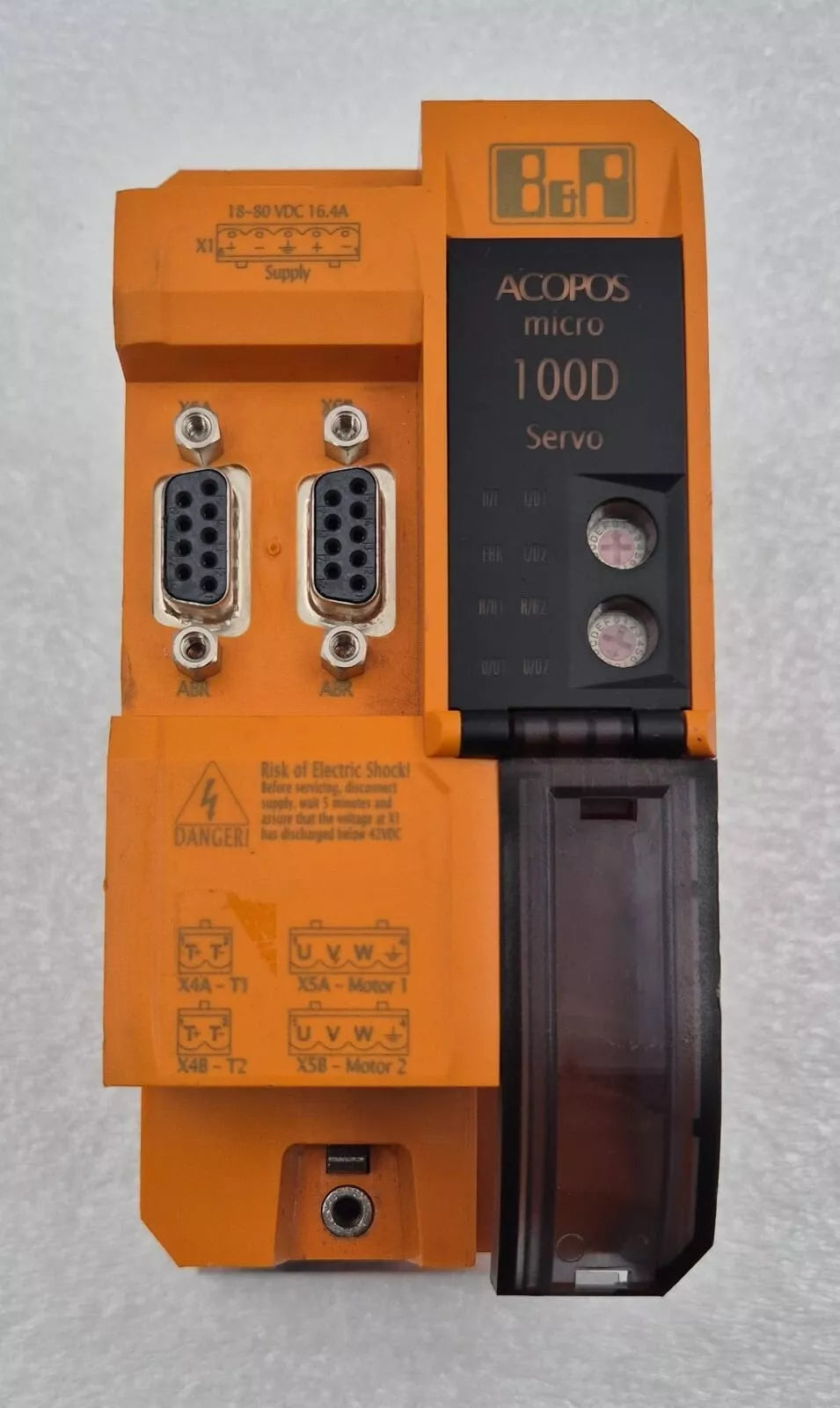 B&R Automation ACOPOS Micro 100D Servo Drive 80VD100PD.C144-01 Rev. C5