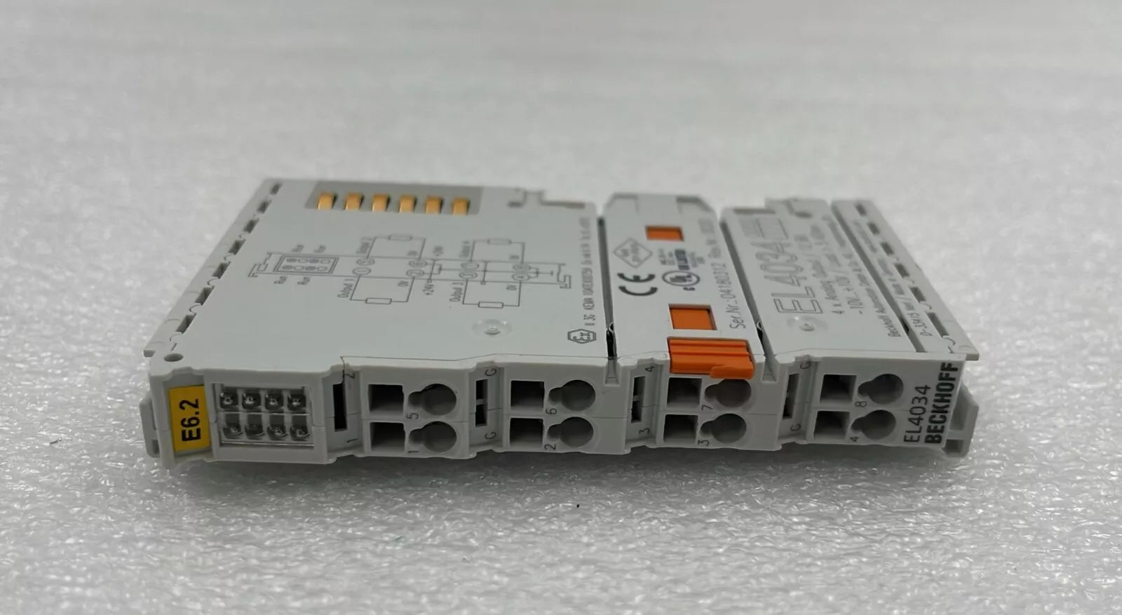 Beckhoff EL4034 EtherCAT 4-Channel Analog Input Terminal Module – 0-10V / 4-20mA