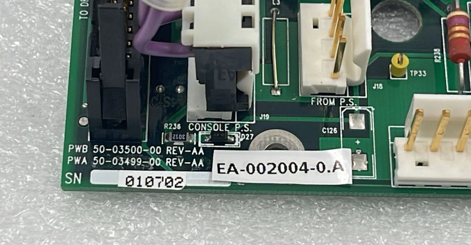 Lumenis LightSheer EA-002004-0 Coherent PWB 50-03500 control board