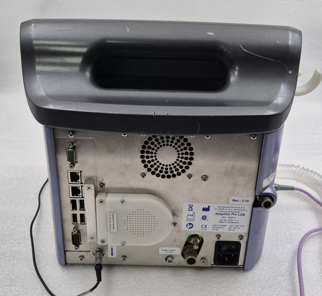ndd Medical EasyOnePro LAB Diagnostic Portable Air Spirometer & True Flow Sensor