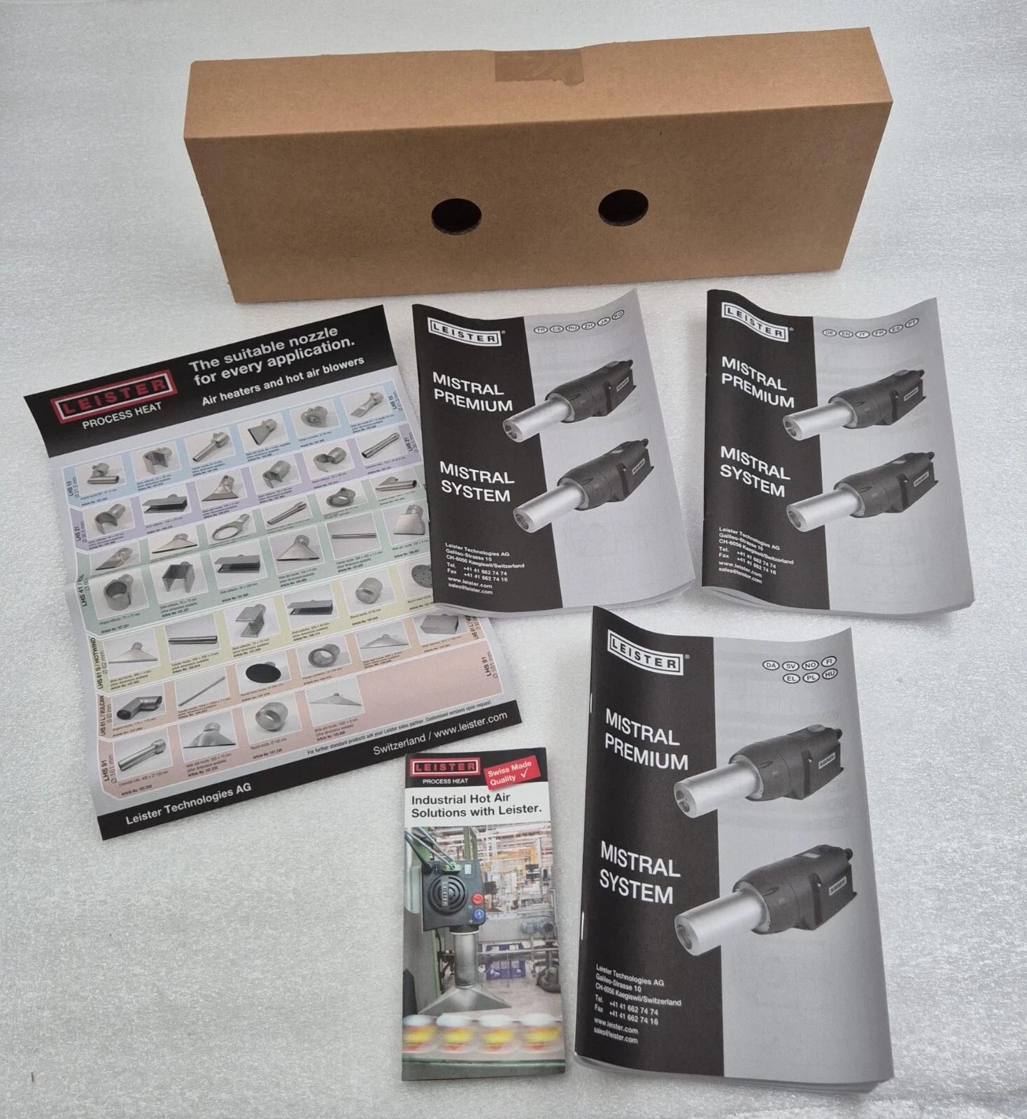 NEW - LEISTER Hot Air Blower MISTRAL 6 SYSTEM 146.701 230V 3400W Hand Piece Tool