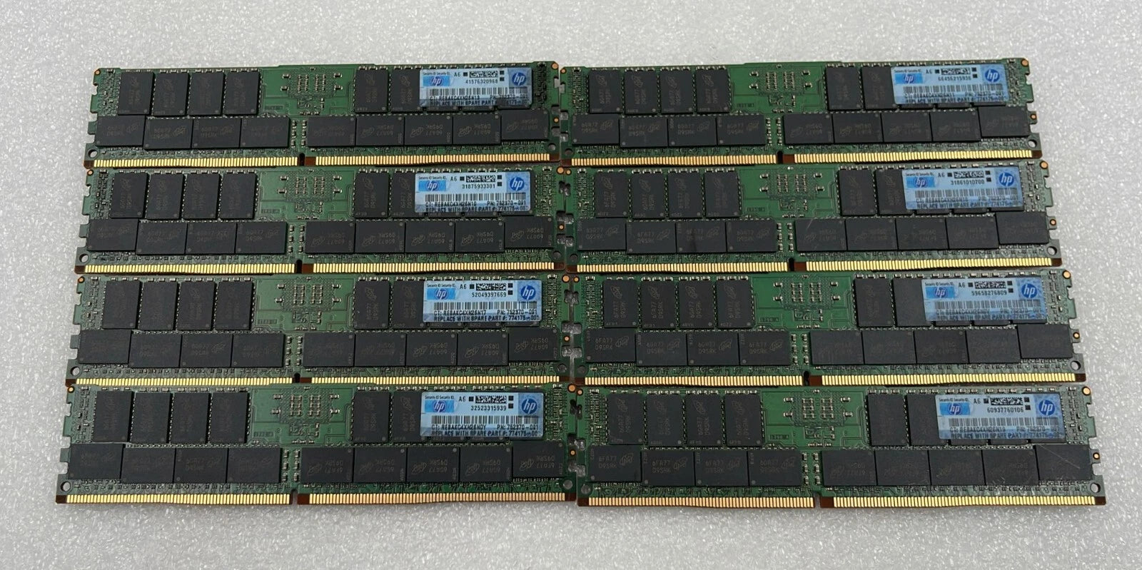 [LOT 8 PCS] MICRON 32GB 2RX4 PC4-2400T MTA36ASF4G72PZ-2G1A1II HP 752370-091